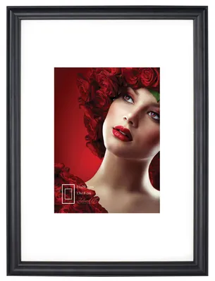 Produktbild von Leano Bilderrahmen aus Holz – Fotorahmen mit Klarglas & Flexipins | Wanddeko & Collage-Rahmen S190 - Farbe: Schwarz | Format: 21x29,7 DIN A4