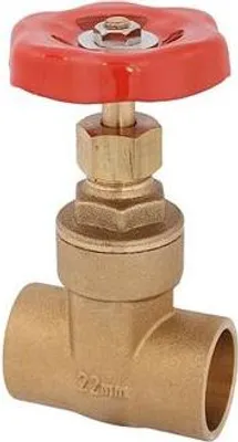 Immagine prodotto di Js Ms-Muffenschieber Loet28 Handr. Rot,Ptfe-Dichtung,Ms-Blank