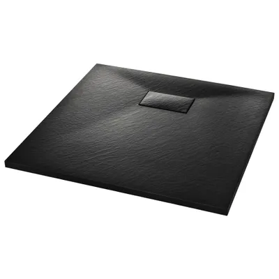 Zdjęcie produktu dla Brodzik Prysznicowy, Smc, Czarny, 90 X 90 Cm Lumarko!
