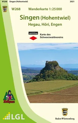 Obrázek produktu pro W268 Wanderkarte 1:25 000 Singen (Hohentwiel)