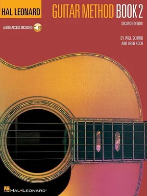 Produktbild von Guitar Method Book 2 Hal Leonard Beginner to Intermediate Guitar Lesson Book Learn Chords Fingerstyle Power Chords and Rhythm Techniques Includes Online Audio for Practice and Self Learning