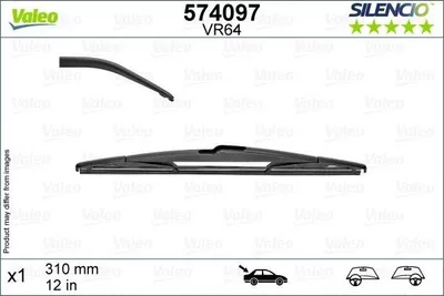 Zdjęcie produktu dla Pióro Wycieraczki 310Mm Silencio Hyundai I30, Ix35, Santa Fe Iii 10.07- Tył