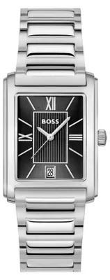 Produktbild von BOSS Uhr mit DREI-Zeiger-Quarzwerk für Herren Kollektion Principle Dress mit Sil