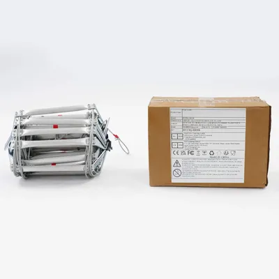 Produktbild von Rettungsleiter - Feuerleiter 15 m - Tragkraft 200 kg - Stahl & Aluminium - Sprossenbreite 30 cm - Sprossenabstand 40 cm - Mit Haken für Fenster