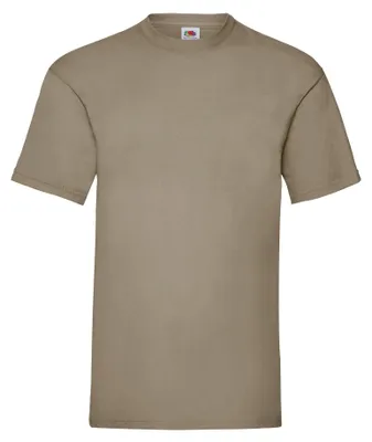 Image de Fruit of the Loom - T-shirt « Valueweight » pour hommes/femmes Unie LT1940 (XXL) (vert kaki)
