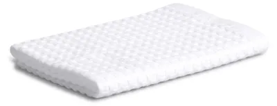 Obrázek produktu pro Móve, ručník "Piquée Uni", bílý, 100% bavlna, froté, vysoce savý, odolný a měkký, rozměry 40x70 cm, bílý