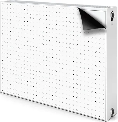 Produktbild von Magnet Heizung Verkleidung Abdeckung Heizung Heizkörperabdeckung 90x60 cm  - Symmetrisches Muster