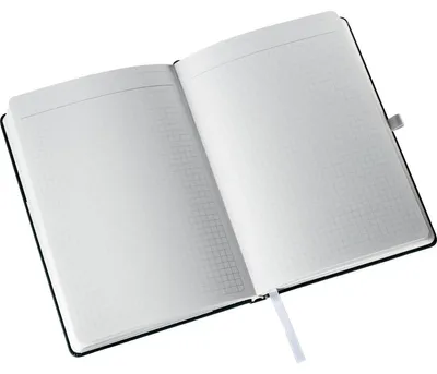 Produktbild von Leitz 44861094, Einfarbig, Schwarz, A5, 80 Blätter, 100 g/m², Kariertes Papier