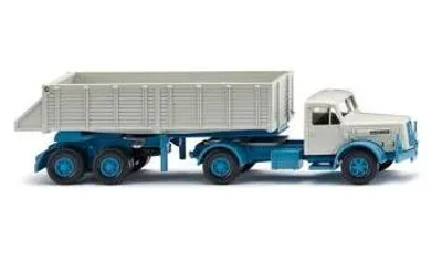 Produktbild von Wiking LKW Hanomag Henschel Hinterkipper-Sz hellblau/papyrusweiß 067711