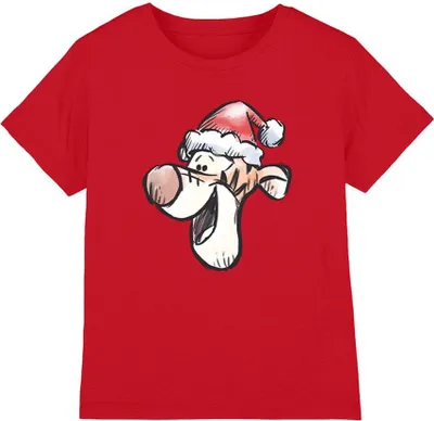 Produktbild von Disney - T-Shirt für Kinder, weihnachtliches Design TV26411 (104) (Rot)