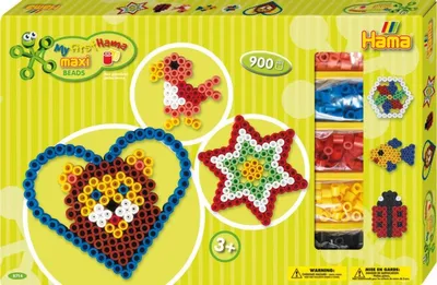 Produktbild von Hama Bügelperlen maxi "Super" Geschenkpackung 10,0 mm 900 Bügelperlen