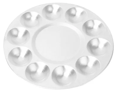 Produktbild von Aluminium-Mischpalette für Aquarellfarben, Zeichenpalette, Künstlerbedarf für Schüler (#02)