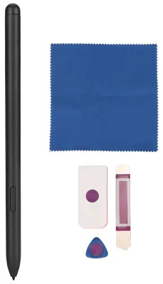 Zdjęcie produktu dla Długopis do tabletu, kompatybilny z modelami Tab S7, S7+, S7 FE, 4096 stopni nacisku, czułość na nacisk, responsywny, magnetyczny, do użytku z ekranem dotykowym, kolor: czarny