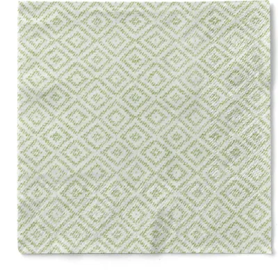 Produktbild von Tissue Serviette Lagos-Base in Grün, 40 x 40 cm, 100 Stück - Mank - Ornamente