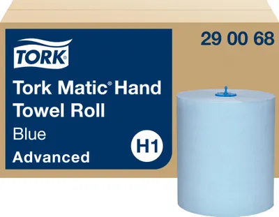 Zdjęcie produktu dla Tork ręcznik w roli Tork Matic 290068 150m niebieski 6 szt/opak.