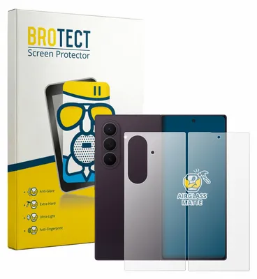 Produktbild von BROTECT Entspiegelungs Schutzglas für Samsung Galaxy Z Fold 8 Ultra (Display+Rückseite) Schutzfolie Panzer Folie Glas Display Schutz matt