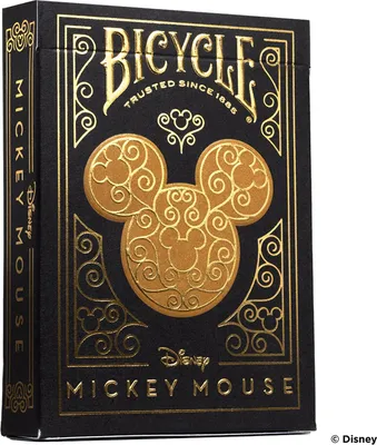 Produktbild von Bicycle® Kartendeck - Disney Mickey Mouse Black and Gold Kartenspiel Spielkarten Pokerkarten Single Deck