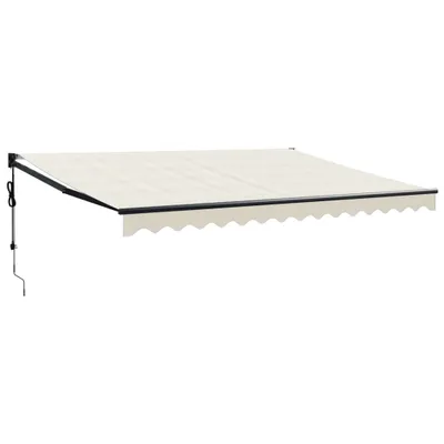 Produktbild von vidaXL Elektrische Markise mit Kurbel Creme 4x3 m