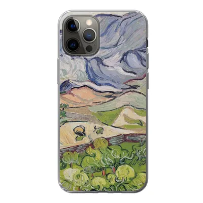 Produktbild von MuchoWow® Handyhülle Schutzhülle Hülle für iPhone 12 Pro Die Alpen - Vincent van Gogh Silikon Softcase Handy Hülle - Abdeckung