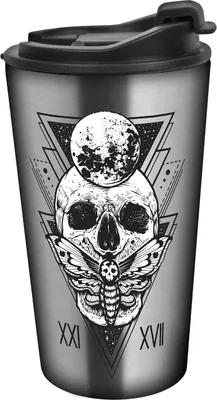 Produktbild von Coffee to go Iso-Becher Skull mystic 350ml