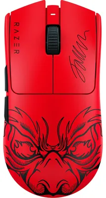 Produktbild von Razer Viper V3 Pro Faker Edition, Rechts, Optisch, RF Wireless + USB Type-C, 35000 DPI, Rot
