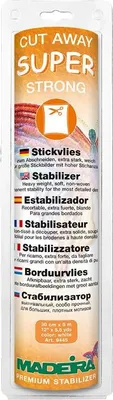 Produktbild von MADEIRA 20990220 superstarke Stickunterlage Stickvlies, weiß