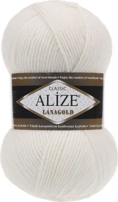 Produktbild von Alize Lanagold Strickgarn mitteldick 51% Polyacryl 49% Wolle 240m / 100g