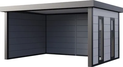 Produktbild von Pavillon Singolo 4836 inkl. Fenster 508 x 388 cm weiß
