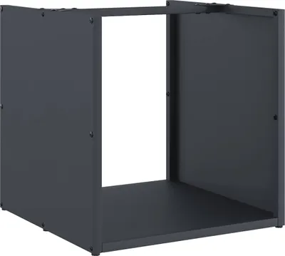 Obrázok produktu pre vidaXL Stojan na palivové drevo antracit 40x40x40 cm Oceľ valcovaná za studena