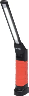 A studio shot of a work lamp.