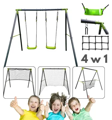 Zdjęcie produktu dla Plac Zabaw Do Ogrodu Deluxe Multisport 5W1