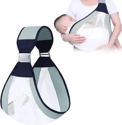 Produktbild von Famanu Babytrage Ergonomische Tragehilfe für Neugeborene bis Kleinkinder - Schwarz
