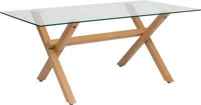 Produktbild von Esstisch "jorel" braun 180x90x74,5cm  - Atmosphera créateur d'intérieur