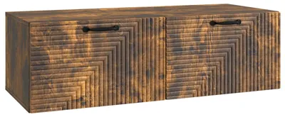 Imagen del producto de vidaXL Mueble de pared para televisión, roble ahumado, 98 x 41 x 30 cm