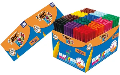 Image de Feutre de coloriage BIC KIDS Visa, boîte de 288 pièces