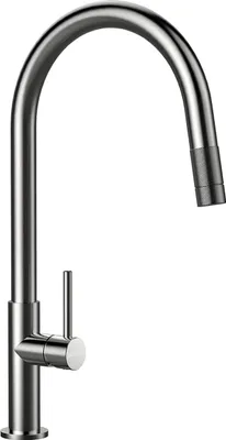 Immagine prodotto di Rubinetto SCHOCK TALIA con bocca estraibile, acciaio inox / monocomando