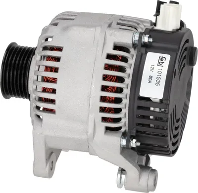 Produktbild von FEBI BILSTEIN 101535 Lichtmaschine Generator LiMa 80A 12V für FORD FOCUS (DAW, DBW) FOCUS Kombi (DNW) FOCUS Stufenheck (DFW) Focus Mk1 Kasten / Kombi