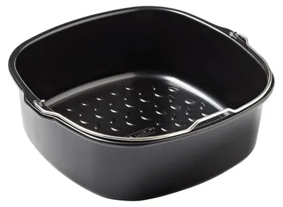 Productafbeelding van Metalen bakvorm voor heteluchtfriteuse, model GLIDE, rechthoekig, 22x21x7,5 cm