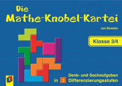 Obrázek produktu pro Die Mathe-Knobel-Kartei Klasse 3/4