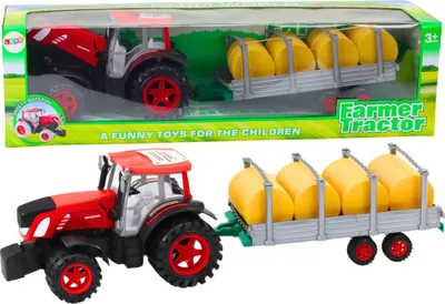 Produktbild von Ackerschlepper mit Anhänger und Heuballenantrieb