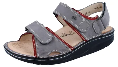 Obrázek produktu pro Finn Comfort Yuma, sandály, šedé, Finnamic, kůže, NOVINKA - Dámské sandály, pohodlné / s volnou stélkou, šedé