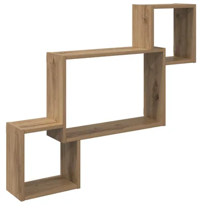 Produktbild von vidaXL Wandregal Wandhalterung Artisan-Eiche 91,5 x 15 x 76 cm