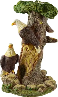 Produktbild von Teelichthalter Weißkopf Adler Vogel Seeadler Deko Garten Tier Figur Windlicht