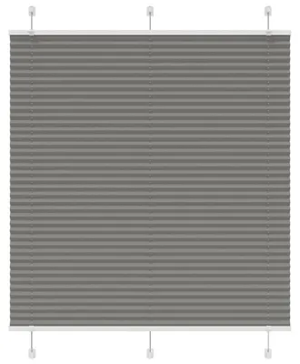 Immagine prodotto di vidaXL Tenda plissettata antracite 120x100 cm larghezza del tessuto 119,4 cm poliestere