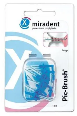 Produktbild von Pic Brush Interdentalb.Ersatzb.3 mm blau 12 St