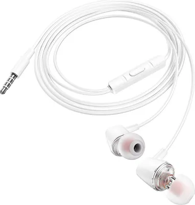 Immagine prodotto di Cuffie Hoco M107 bianche con jack intrauricolare da 3,5 mm