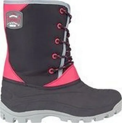 Produktbild von Wintergrip Schneestiefel - Größe 31-32 - Unisex - schwarz/grau/pink