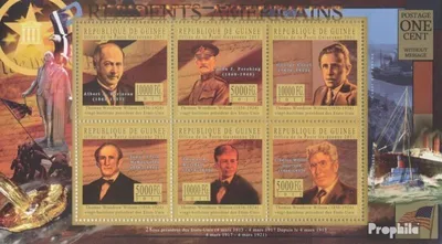 Produktbild von Briefmarken Guinea 2011 Mi 8200-8205 Kleinbogen (kompl. Ausgabe) postfrisch Der Präsident der USA - Richard Nickson