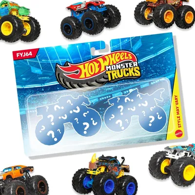 Zdjęcie produktu dla Hot Wheels Monster Trucks JLV86, Monster Truck, 3 lat(a), Metal, Plastik, Wielobarwny