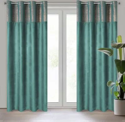 Produktbild von Vorhang PERI U minzegrün 140x250 cm  Ösen Ösenvorhang